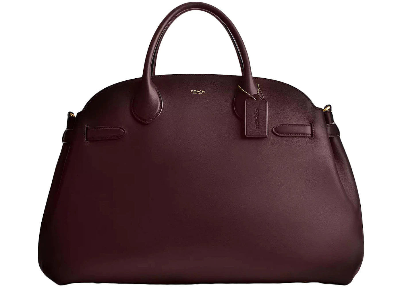 Coach Soft Empire Carryall Bag 48 Brass/Merlot -1