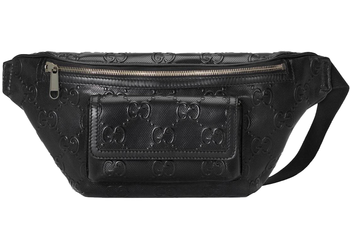 Gucci GG Embossed Belt Bag Black -1