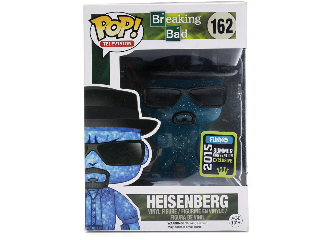 Funko Pop! Television Breaking Bad Heisenberg (Blue Crystal) Summer Convention Exclusive Figure #162 -1