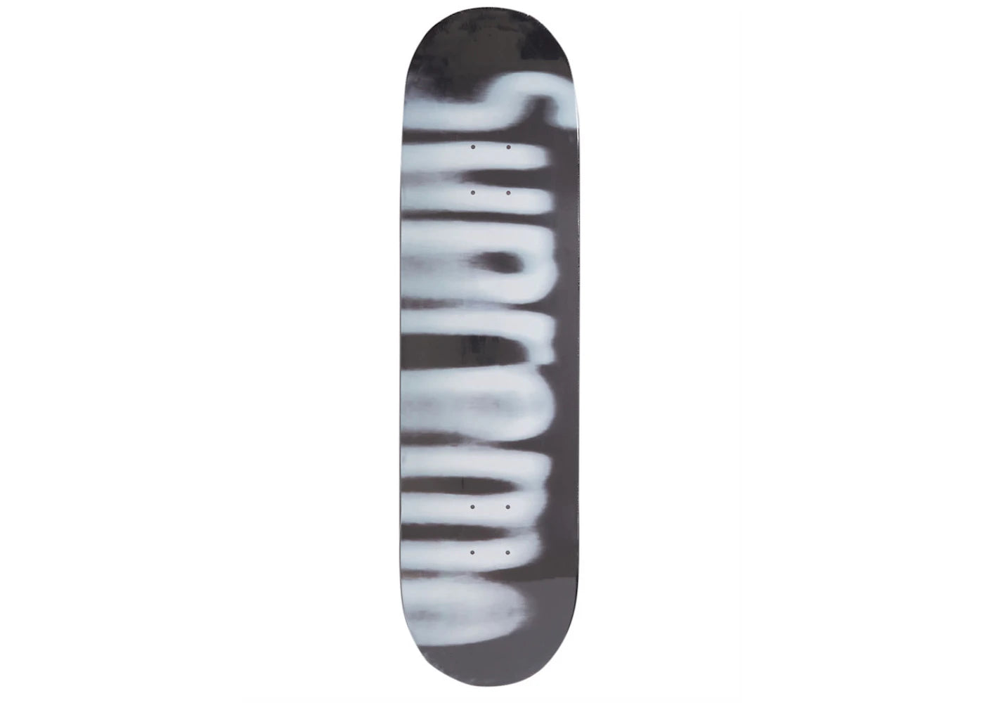Supreme Blurred Logo Skateboard Deck Black -1