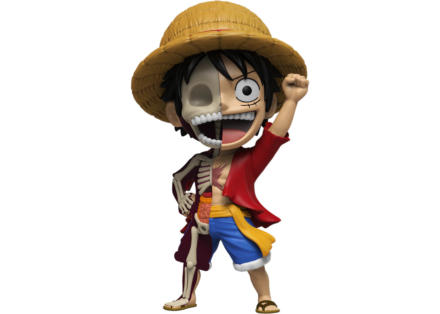 Jason Freeny Hidden Dissectables One Piece - Luffy Figure -1