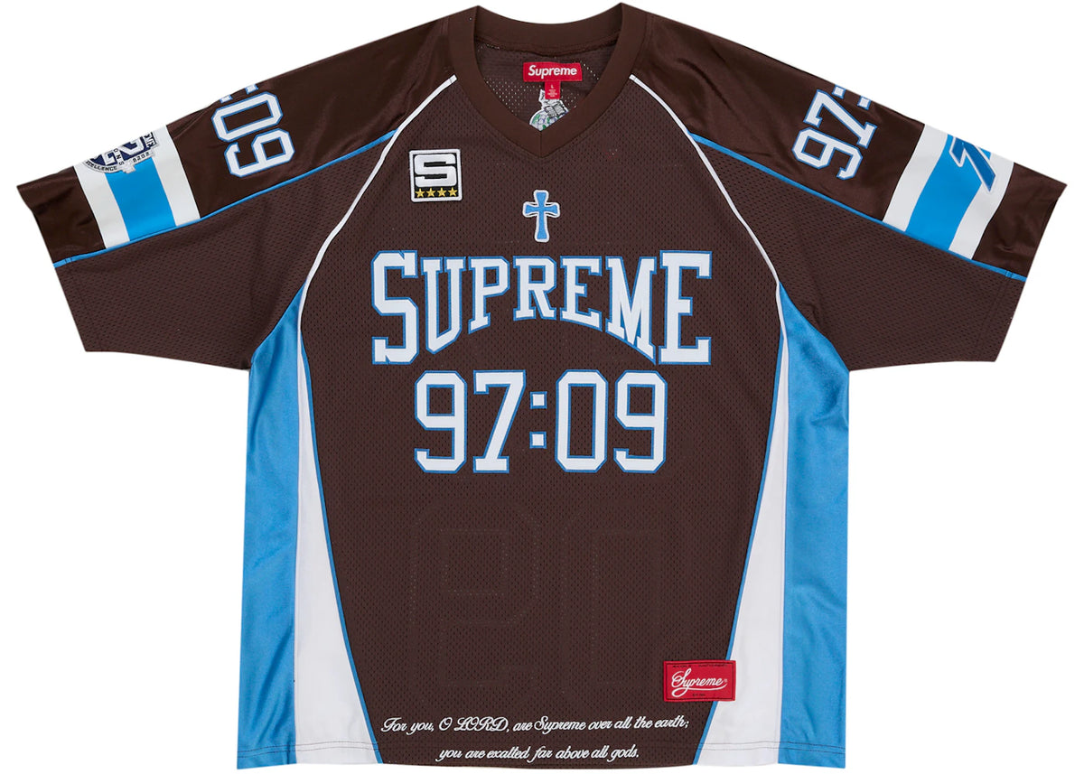 Supreme Disciples Football Jersey Brown -1