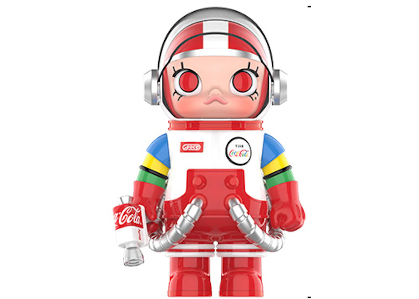 Pop Mart Mega Space Molly Team Coca-Cola 400% -1