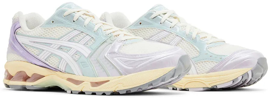 Pair ASICS Gel-Kayano 14 Cream Dusk Violet