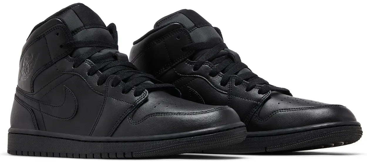 Air Jordan 1 Mid Triple Black