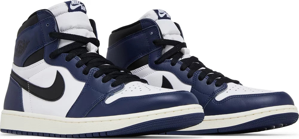 Pair Jordan 1 Retro High OG Midnight Marine