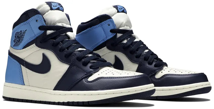 Pair Jordan 1 Retro High Obsidian