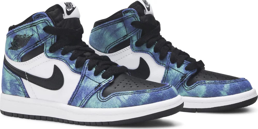 Pair Jordan 1 Retro High Tie Dye (PS)