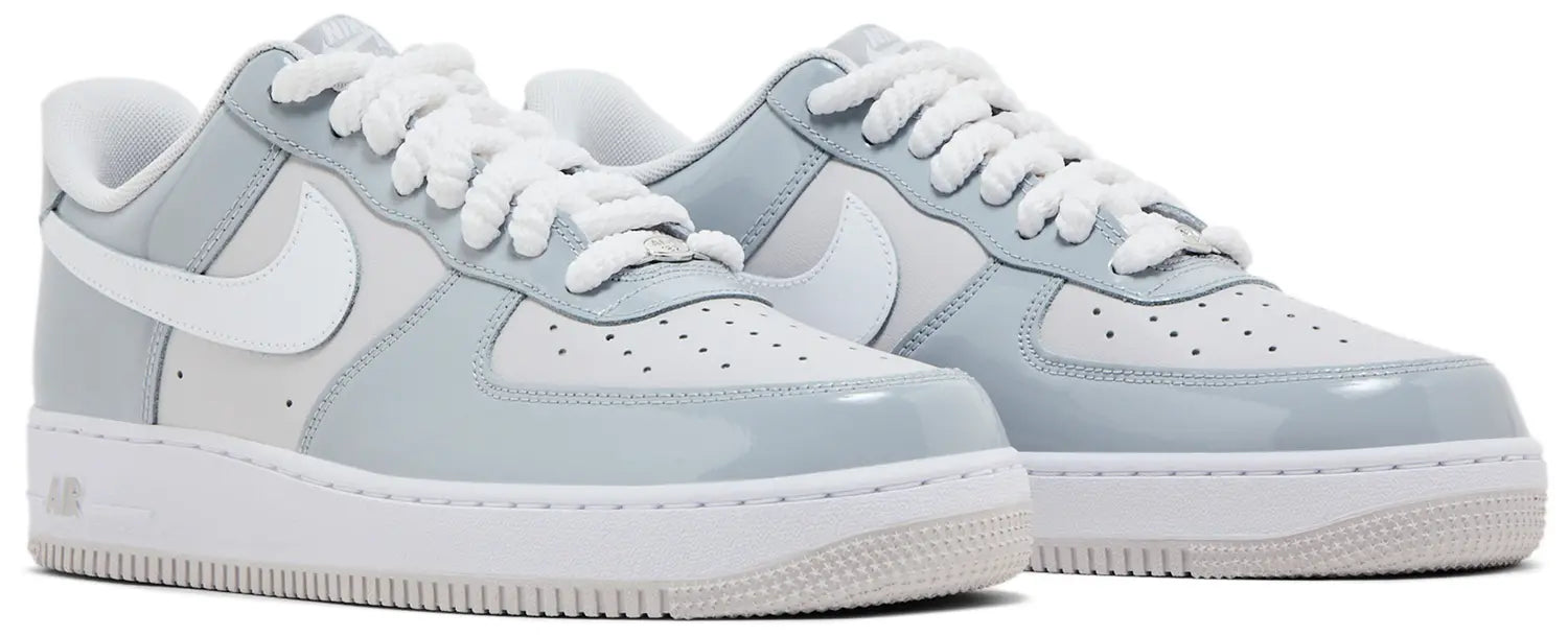 Pair Nike Air Force 1 Low '07 LV8 Wolf Grey Vast Grey White