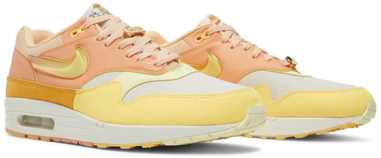 Pair Nike Air Max 1 Puerto Rico Orange Frost 