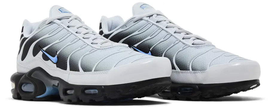 Pair Nike Air Max Plus Grey University Blue Black