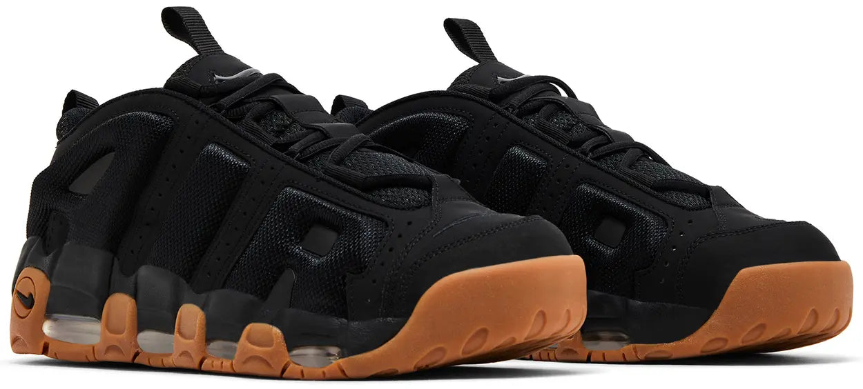 Nike Air More Uptempo Low Black Gum