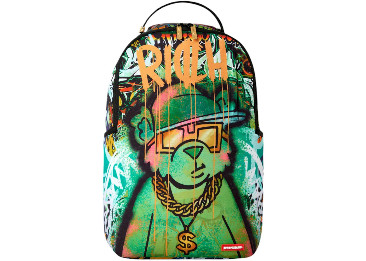 Sprayground Moneybear Tunnel Mural Backpack Multicolor -1
