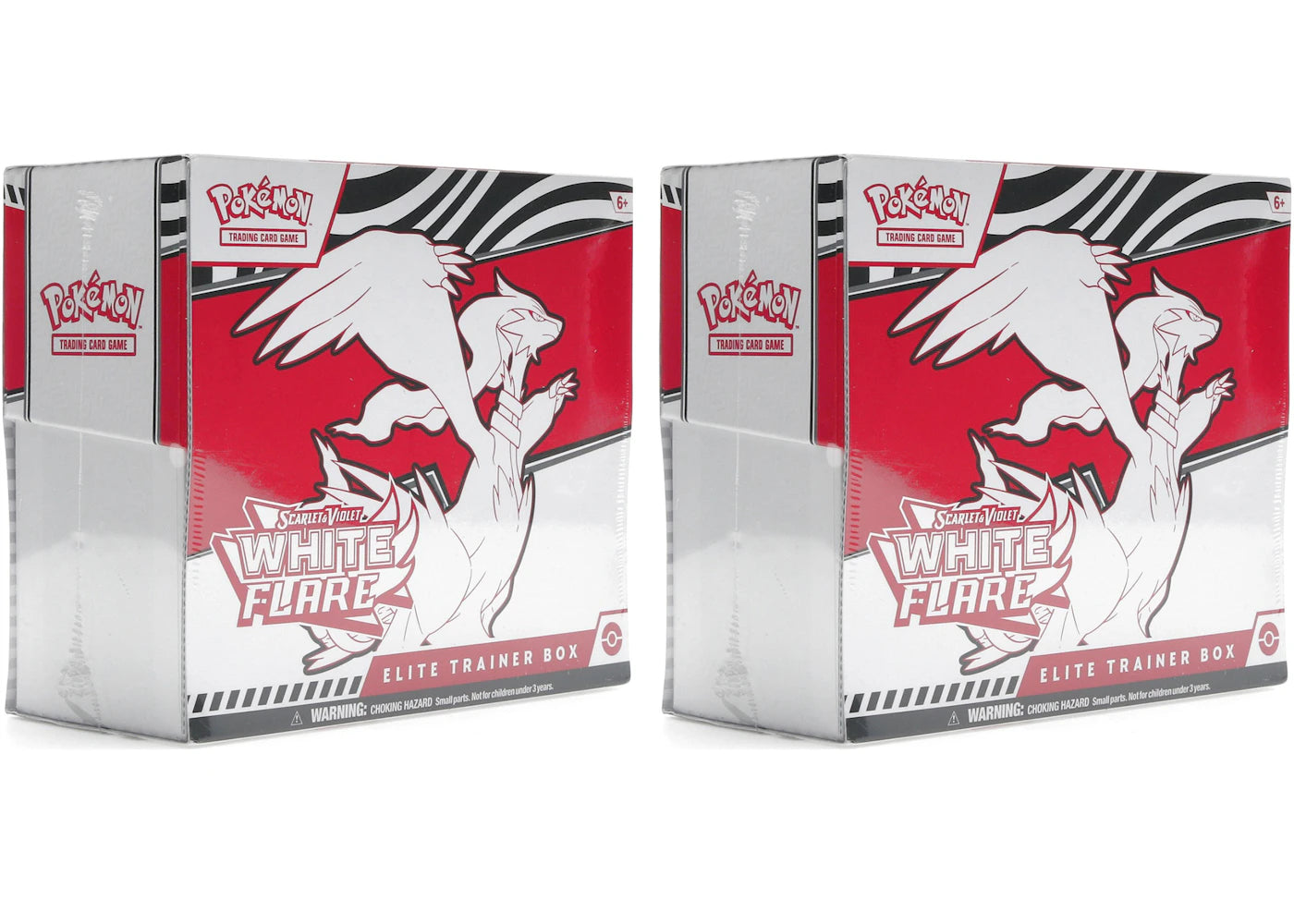 2025 Pokémon Scarlet & Violet White Flare Elite Trainer Box 2x Lot -1