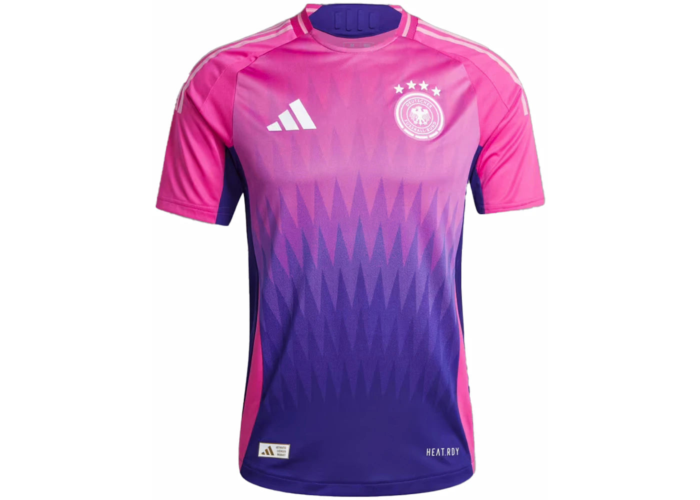 adidas Germany 2024 Away Authentic Jersey Semi Lucid Fuchsia/Team College Purple -1