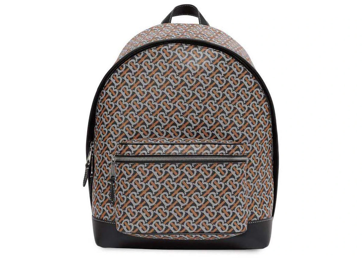 Burberry TB Monogram-Print Backpack Black Multi -1
