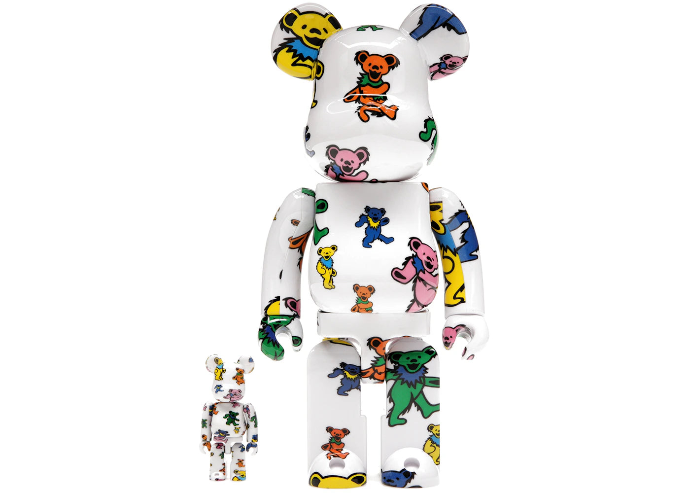 Bearbrick x Grateful Dead (Dancing Bear) 100% & 400% Set -1