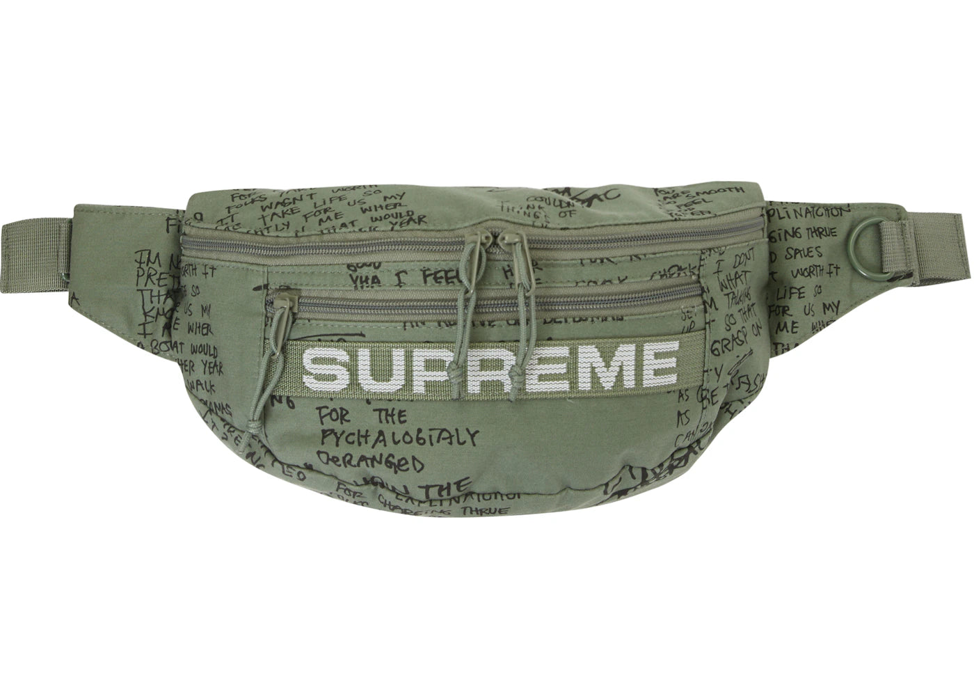 Supreme Field Waist Bag Olive Gonz -1