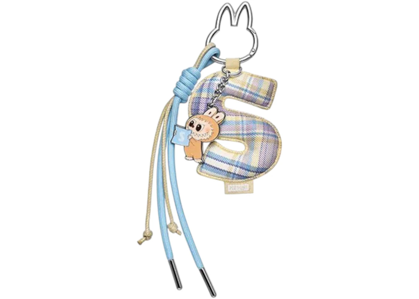 Pop Mart Labubu The Monsters Pin for Love Series "S" Letter Pendant -1
