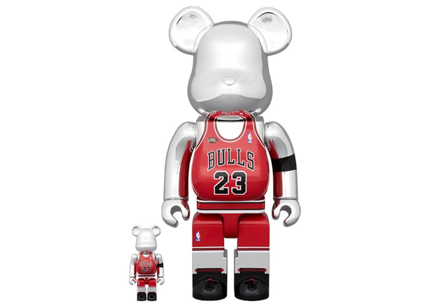 Bearbrick Michael Jordan 1998 Last Shot 100% & 400% Set -1