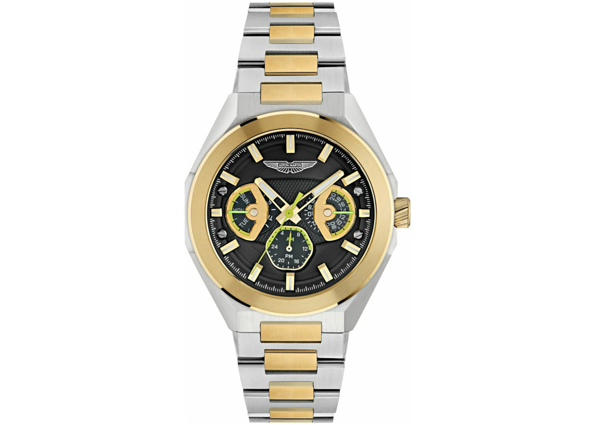 Aston Martin TKS Bracelet MTRI1F504 (Black Guilloche) -1