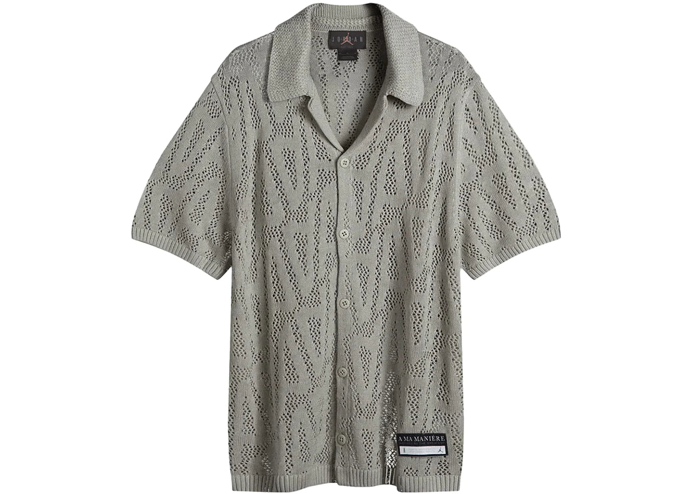 Jordan x A Ma Maniere Shooting Shirt Flat Pewter -1