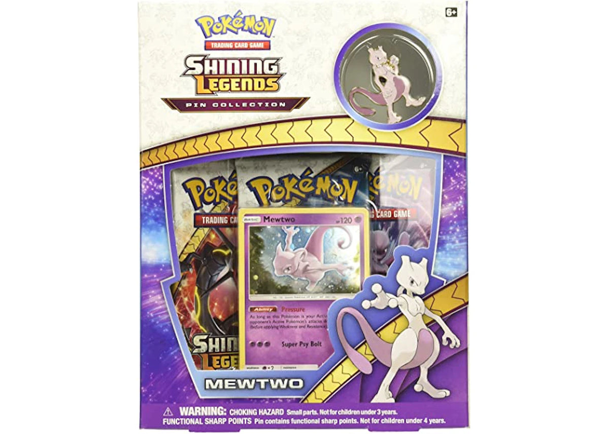 2017 Pokemon TCG Shining Legends Pin Collection Mewtwo -1