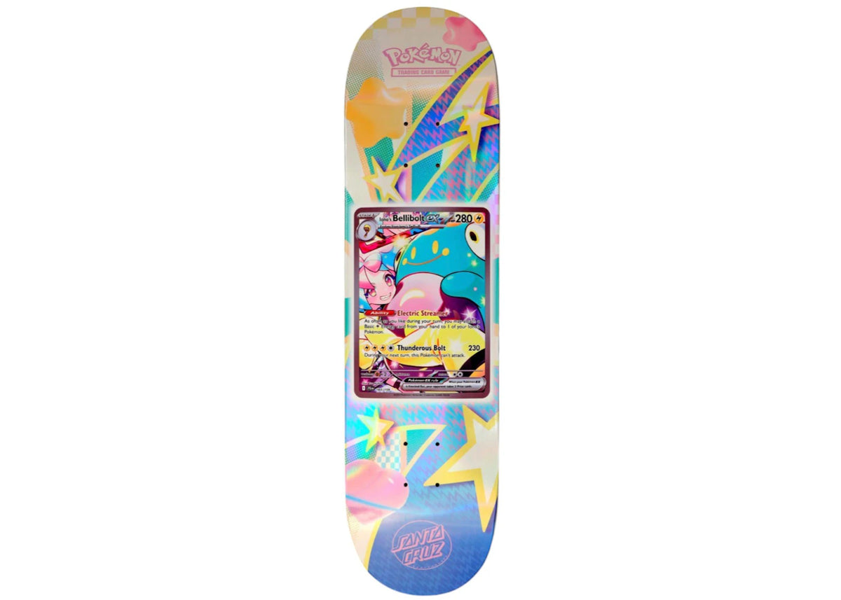 Santa Cruz Skateboards X Pokemon 2026 Skateboard Deck - Iono's Bellibolt ex Edition -1