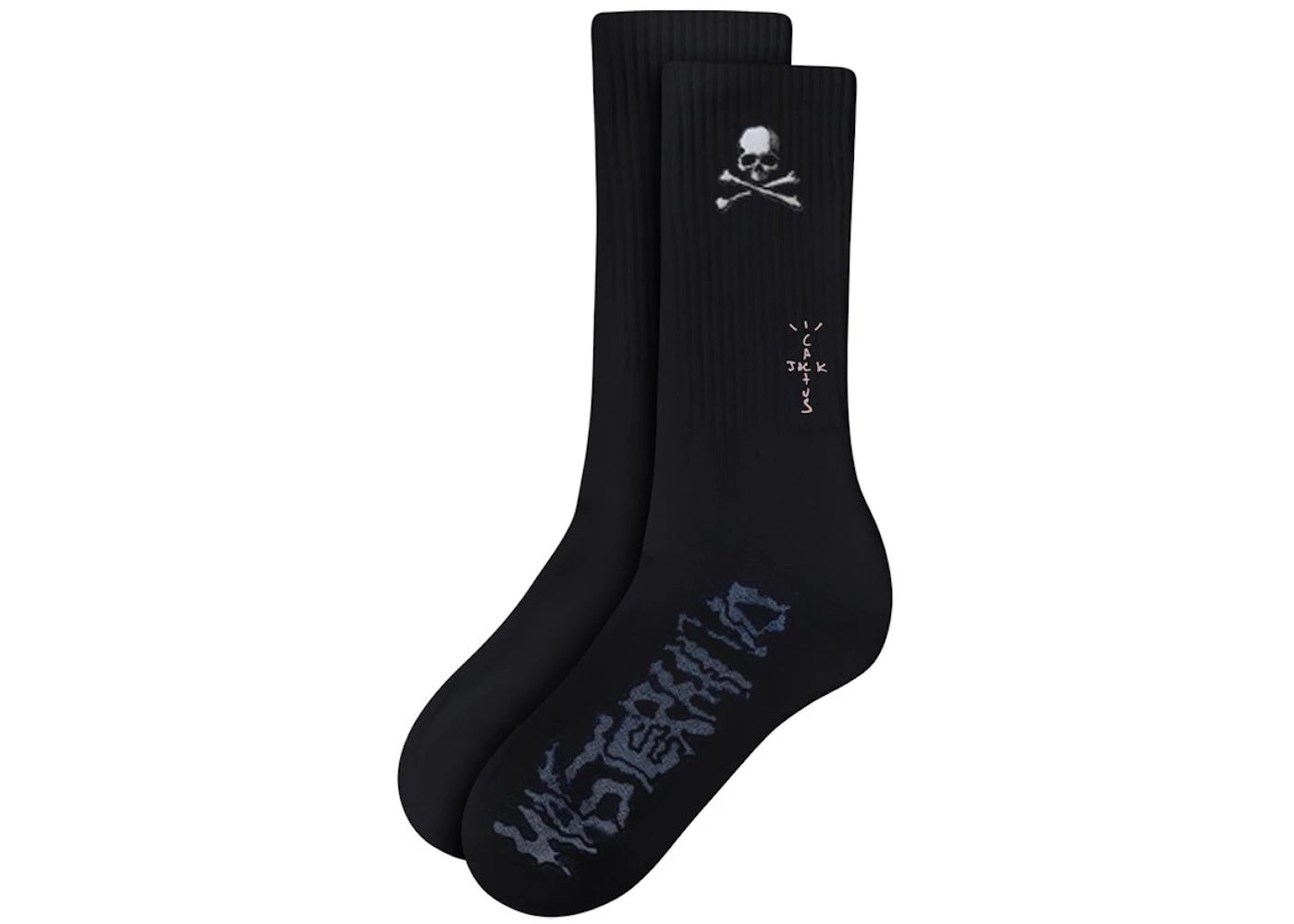 Travis Scott Cactus Jack For Mastermind Socks Black -1