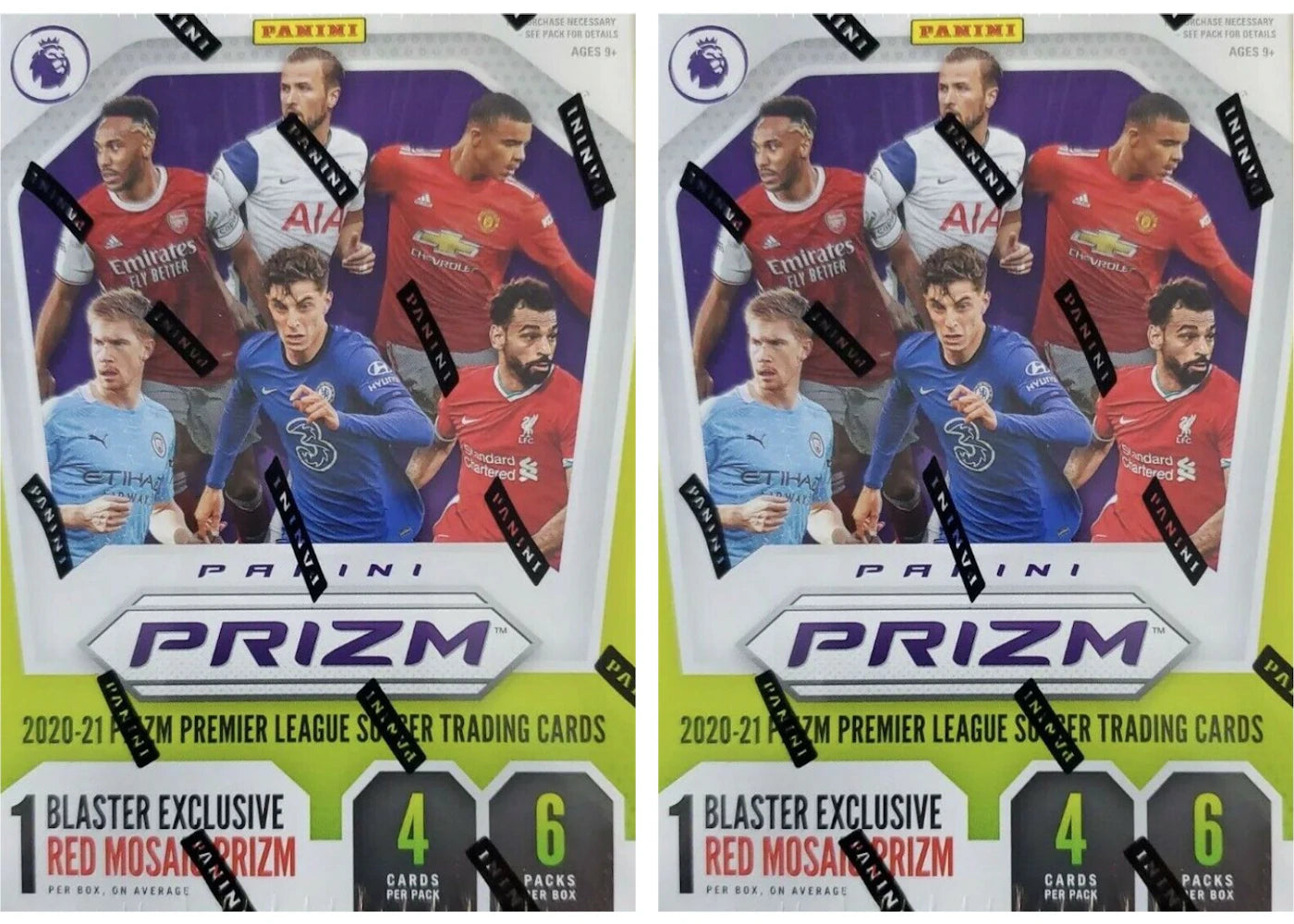 2020-21 Panini Prizm Premier League Soccer Blaster Box 2x Lot -1