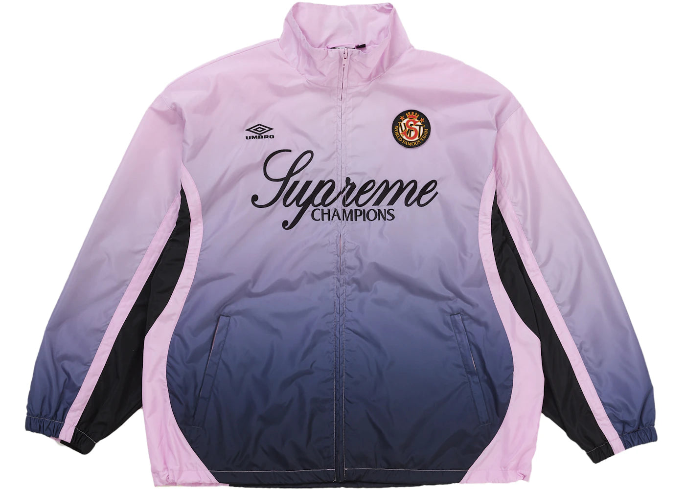Supreme Umbro Gradient Track Jacket Pink -1