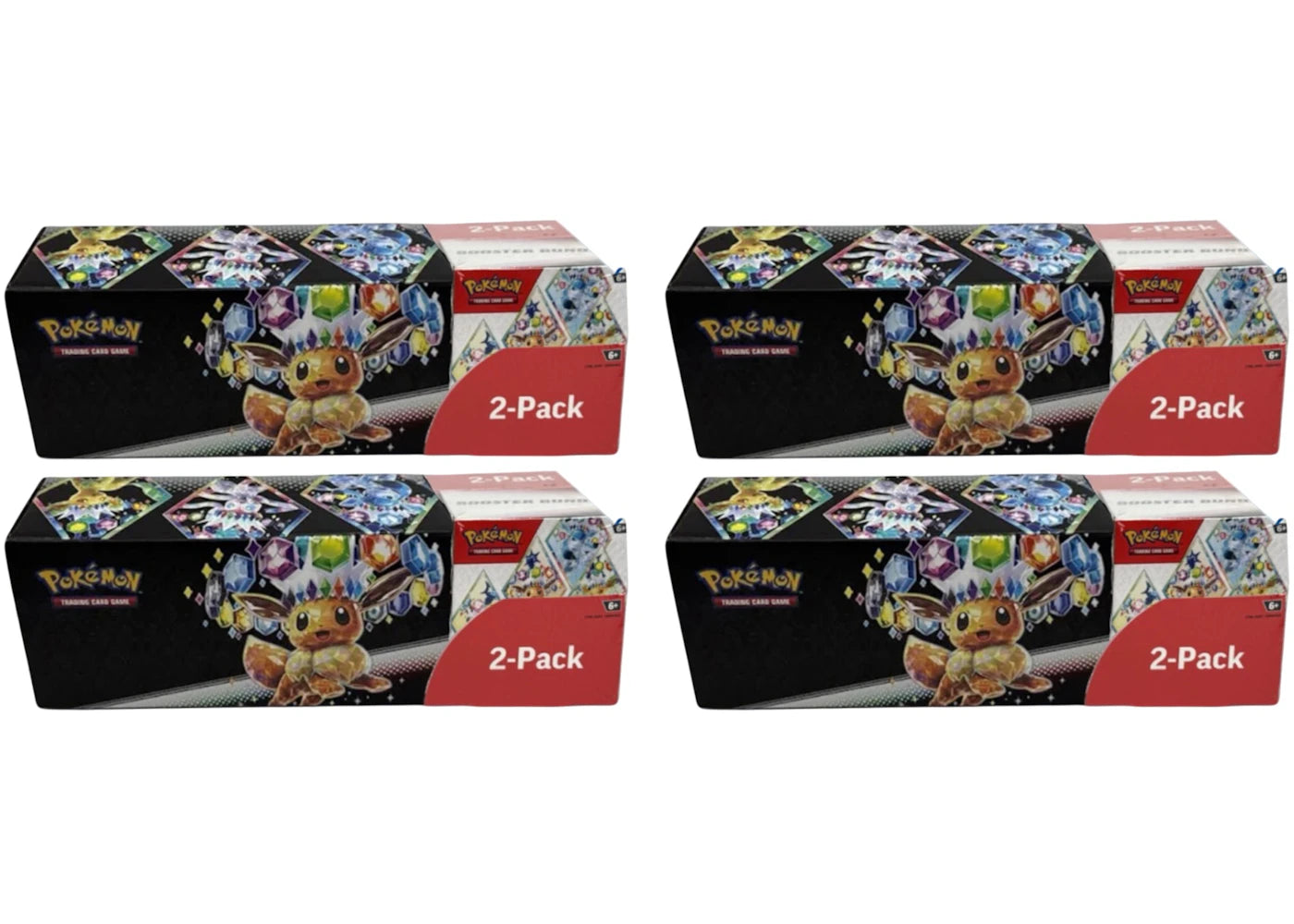 Pokémon Prismatic Evolutions Surprise Box (Sam's Club Exclusive) Booster Bundle 2 Pack 4x Lot -1