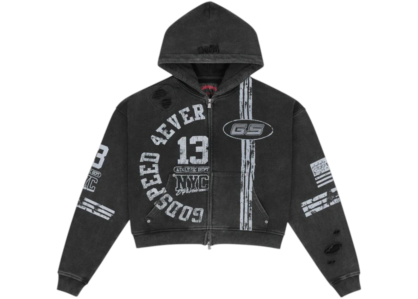 Godspeed Roadster Zip Hoodie Black -1