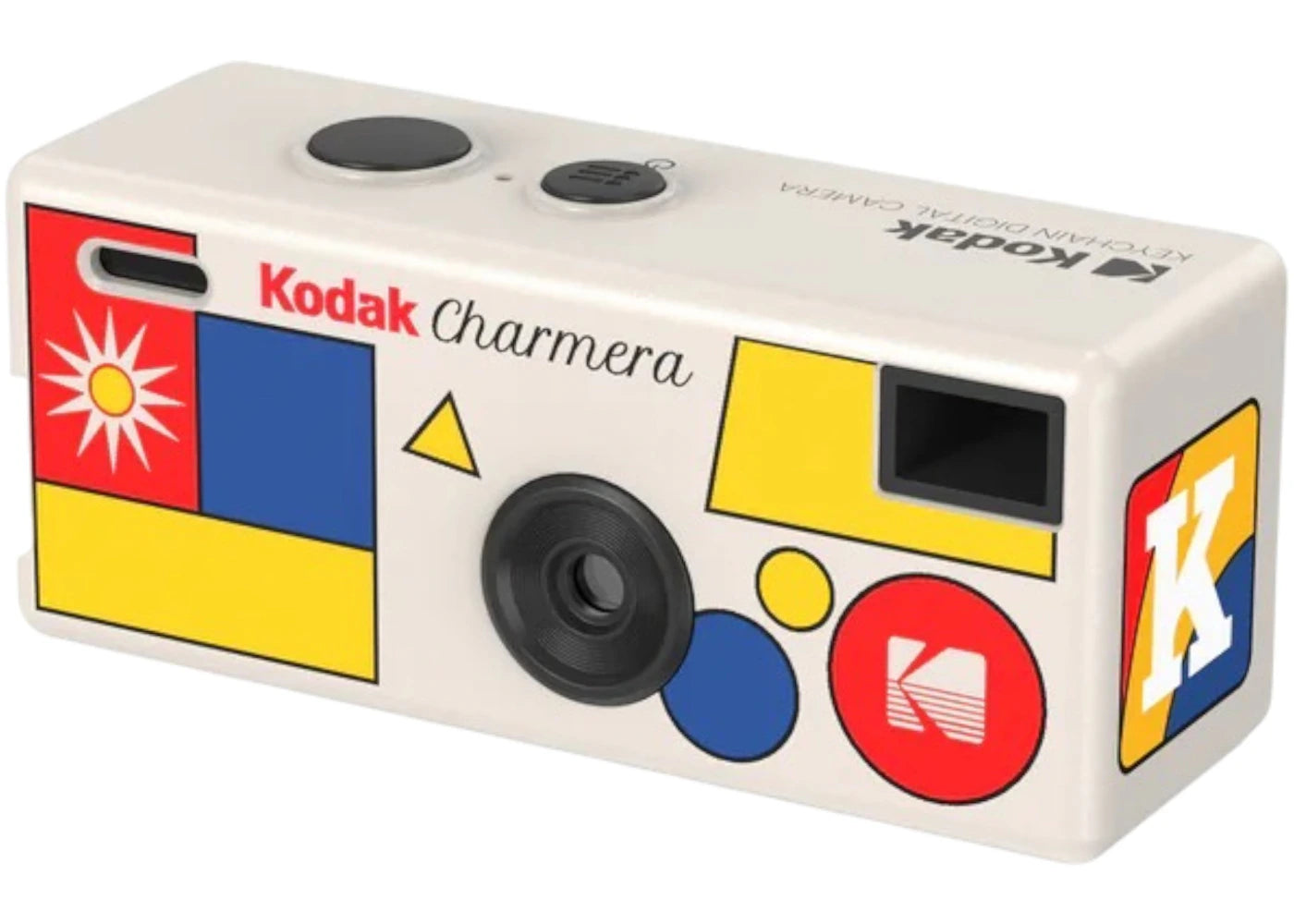 Kodak CHARMERA Digital Camera Keychain White -1