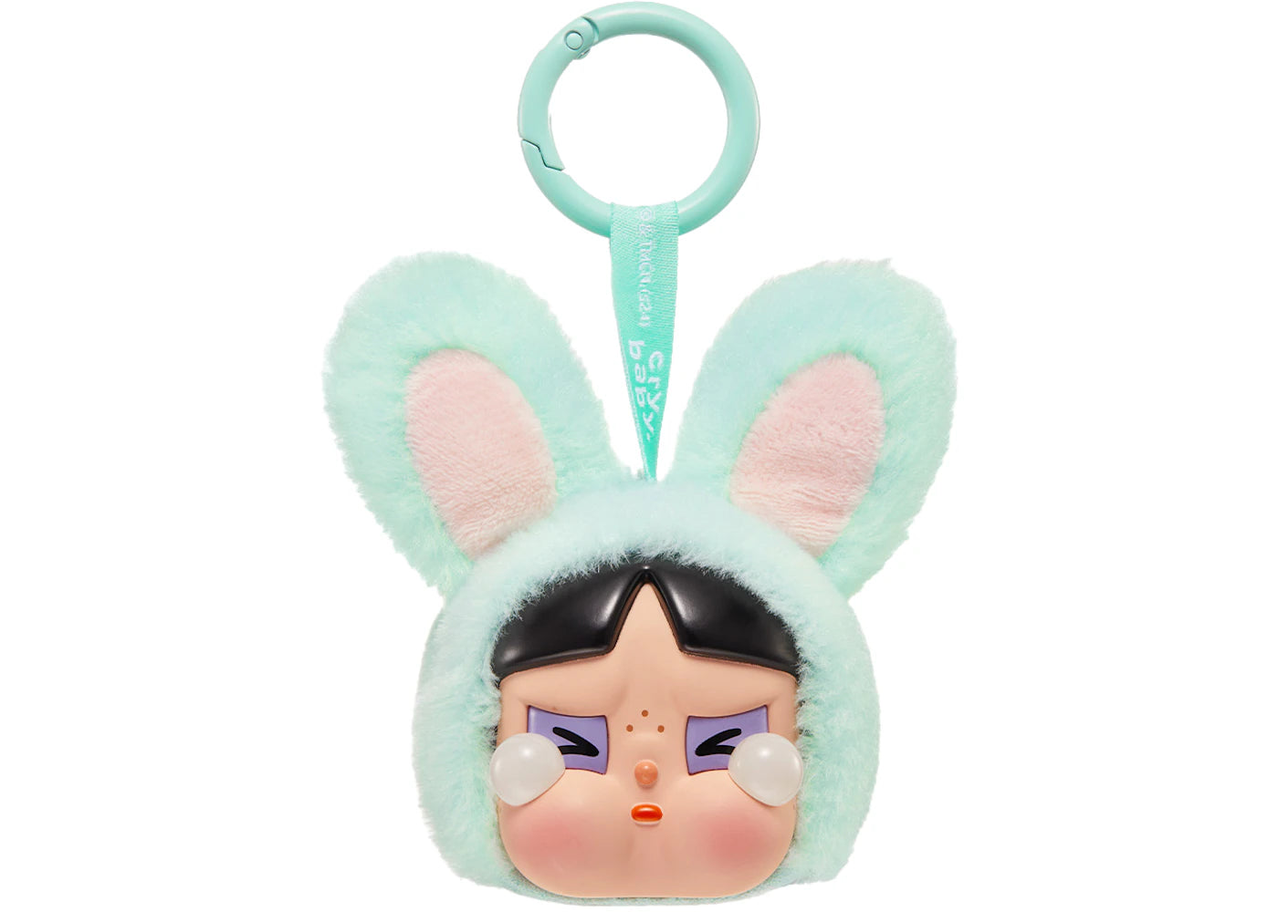 Pop Mart CRYBABY x Powerpuff Girls Series Bunny Buttercup Vinyl Face Plush-1