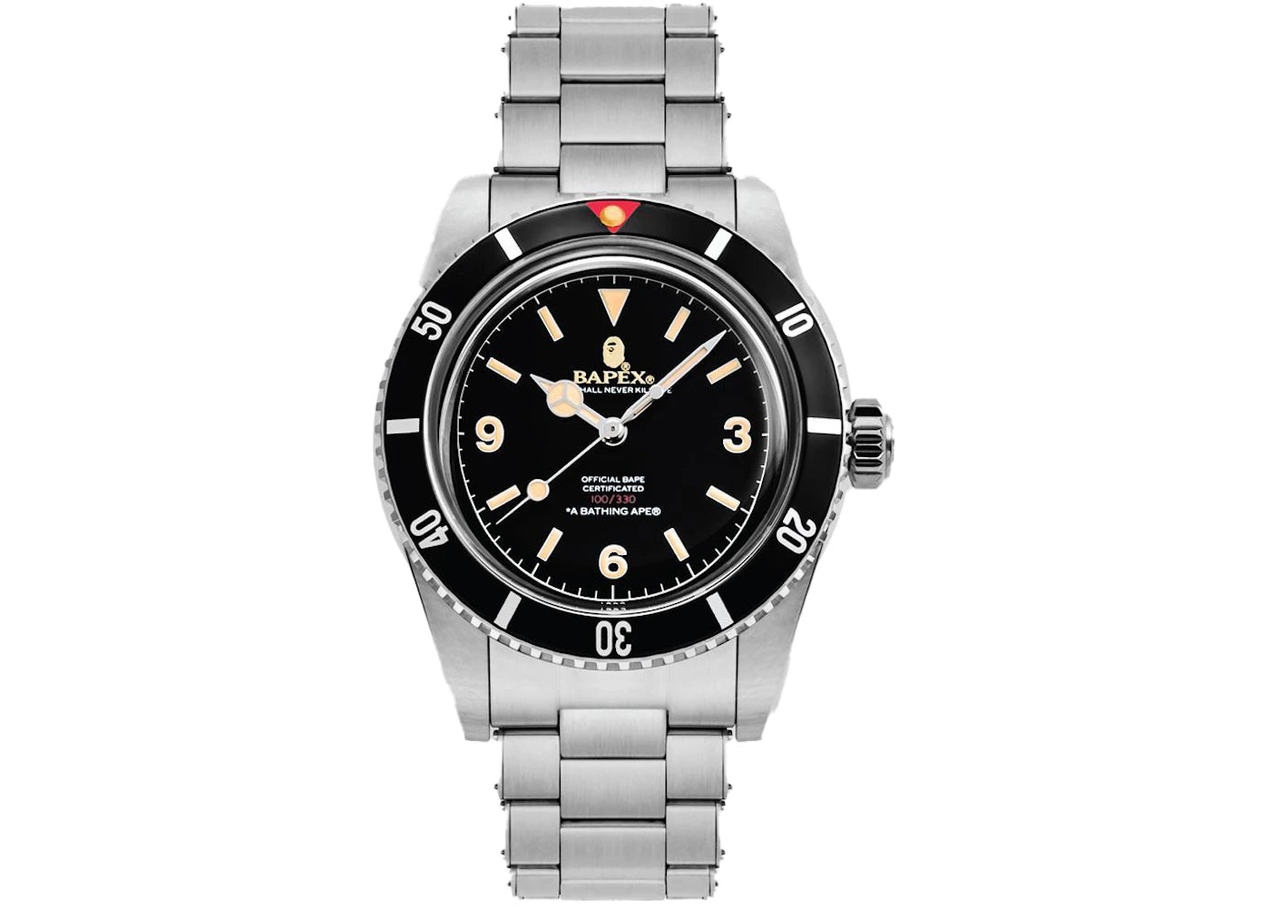 BAPE Classic Type 1 BAPEX Watch (SS21) Silver -1