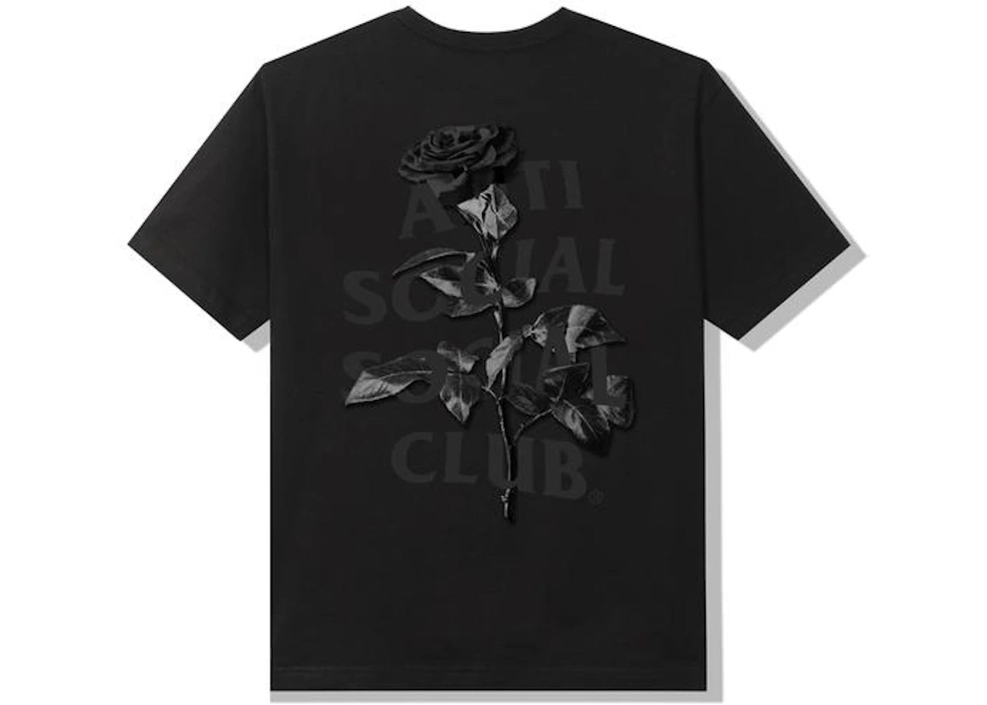 Anti Social Social Club Hell O Rose T-shirt Black -1