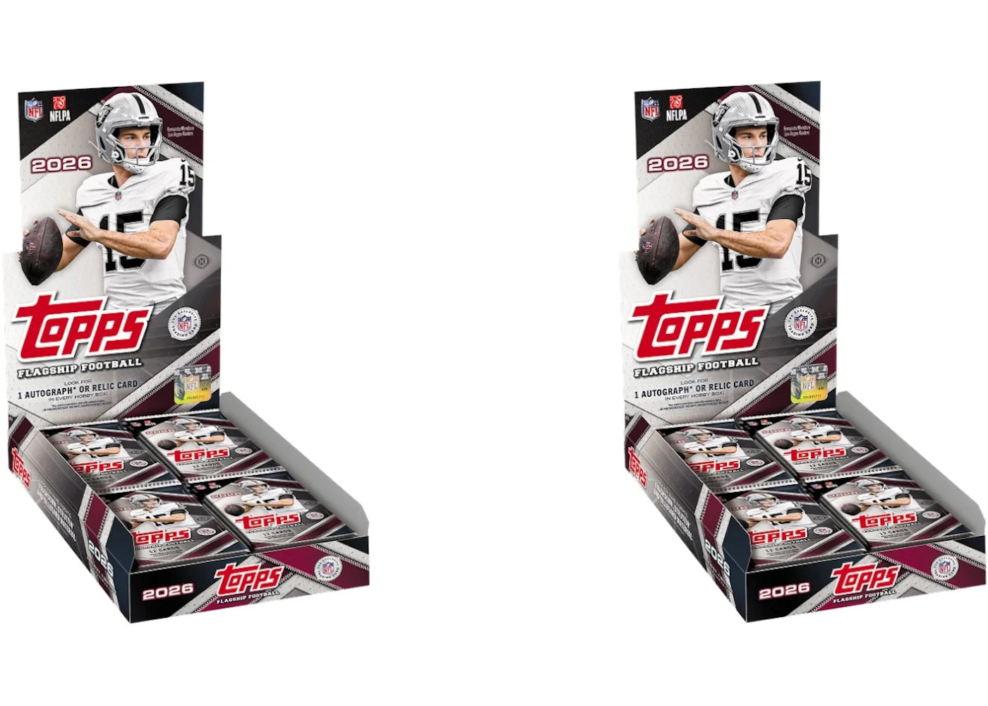 2026 Topps Flagship Football Hobby Box 2x Lot -1