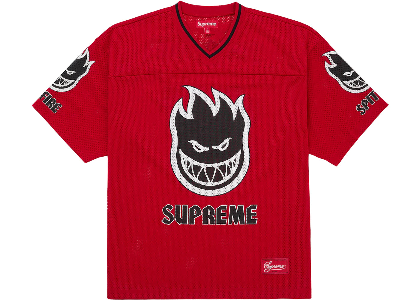 Supreme Spitfire Football Jersey Red -1