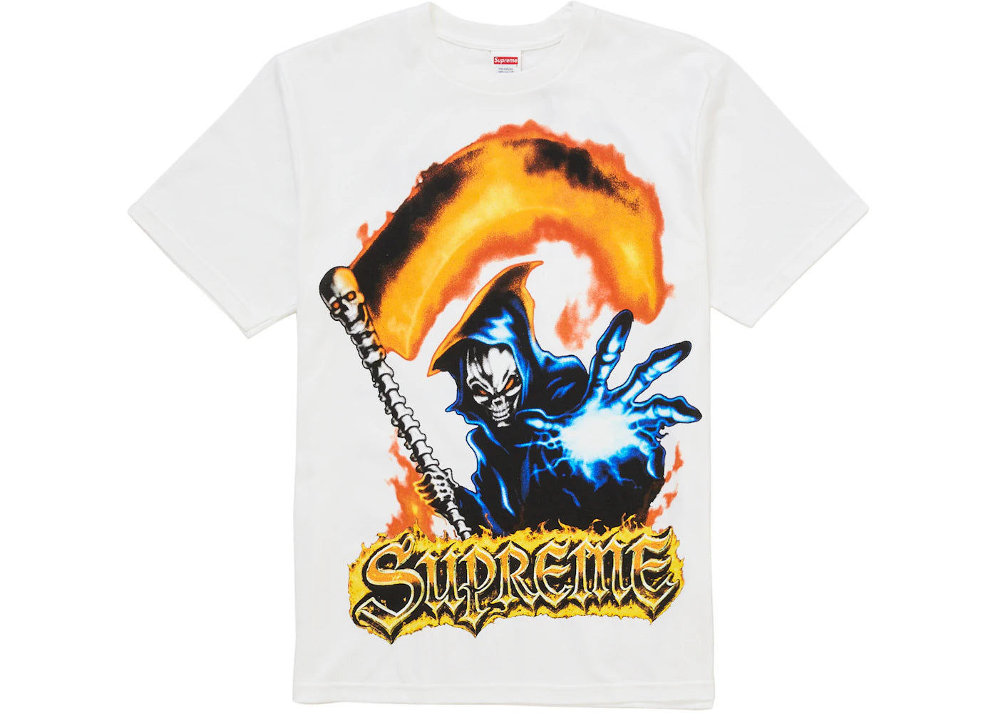 Supreme Grim Reaper Tee White -1