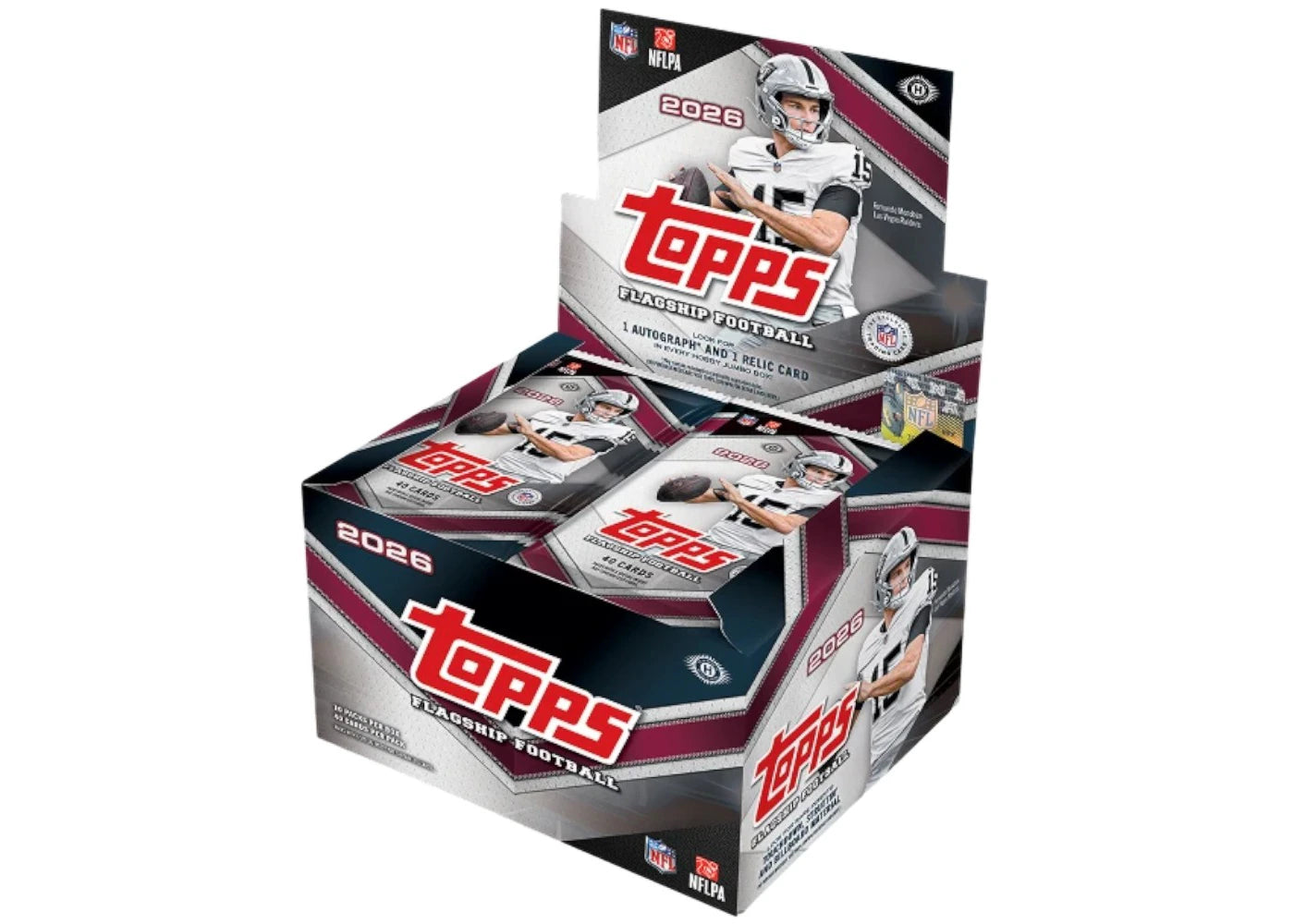 2026 Topps Flagship Football Jumbo Box -1