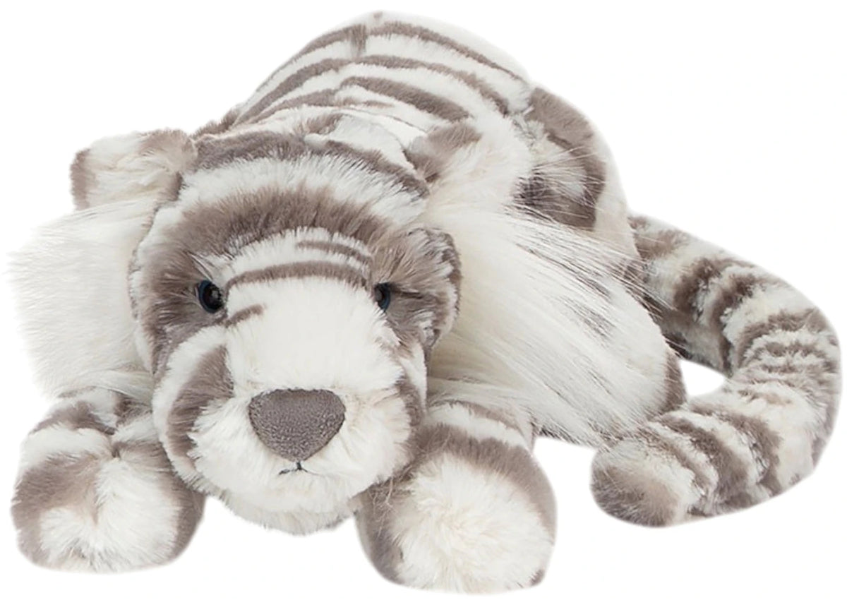 Jellycat Sacha Snow Tiger Little Plush -1