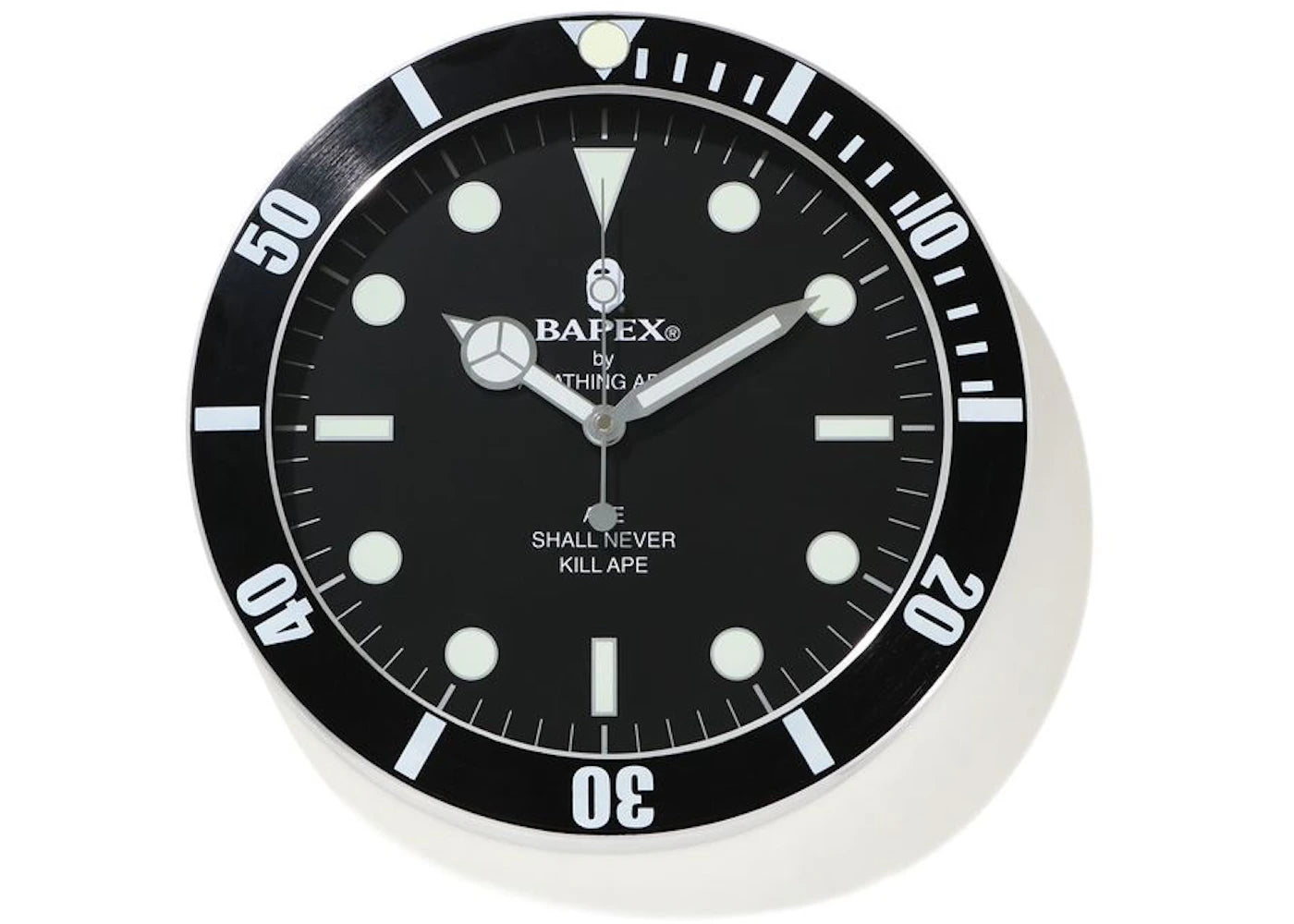 BAPE X Wall Clock Black -1