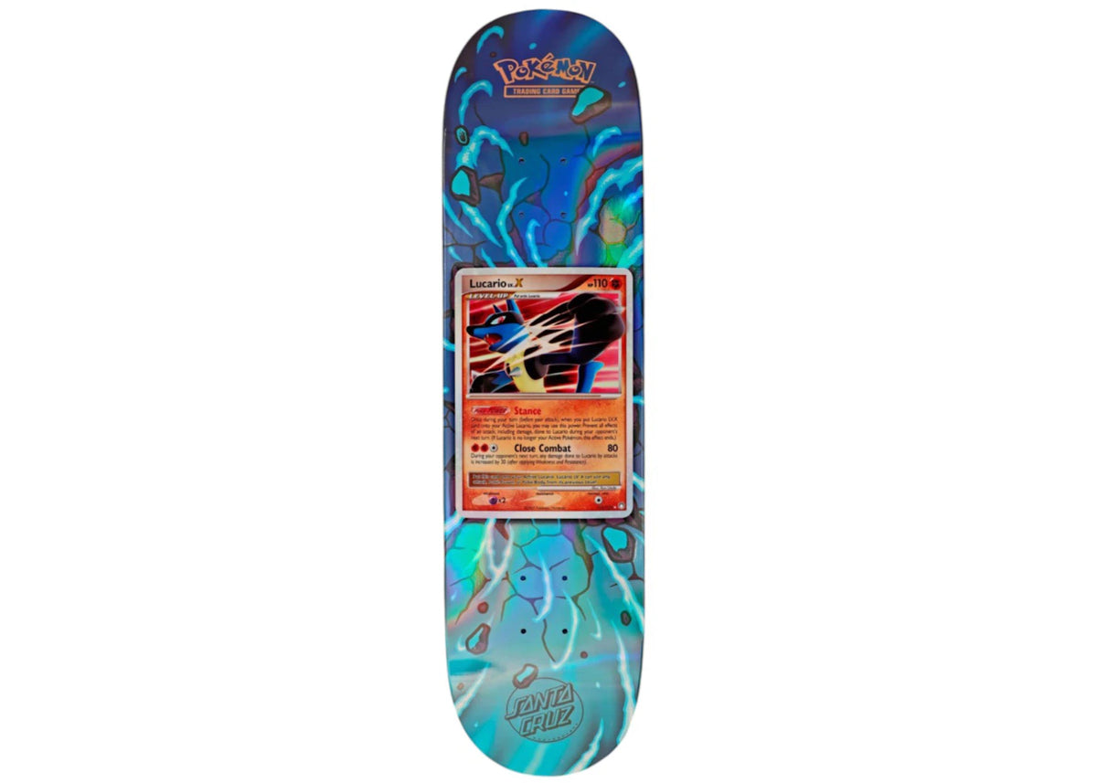 Santa Cruz Skateboards X Pokemon 2026 Skateboard Deck - Lucario Edition -1
