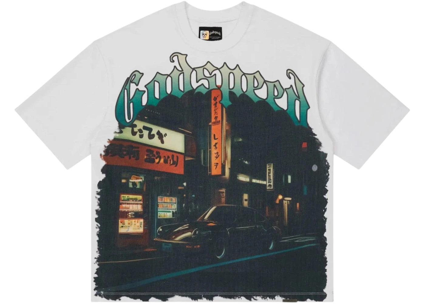 Godspeed Pit Stop Tokyo T-shirt White -1