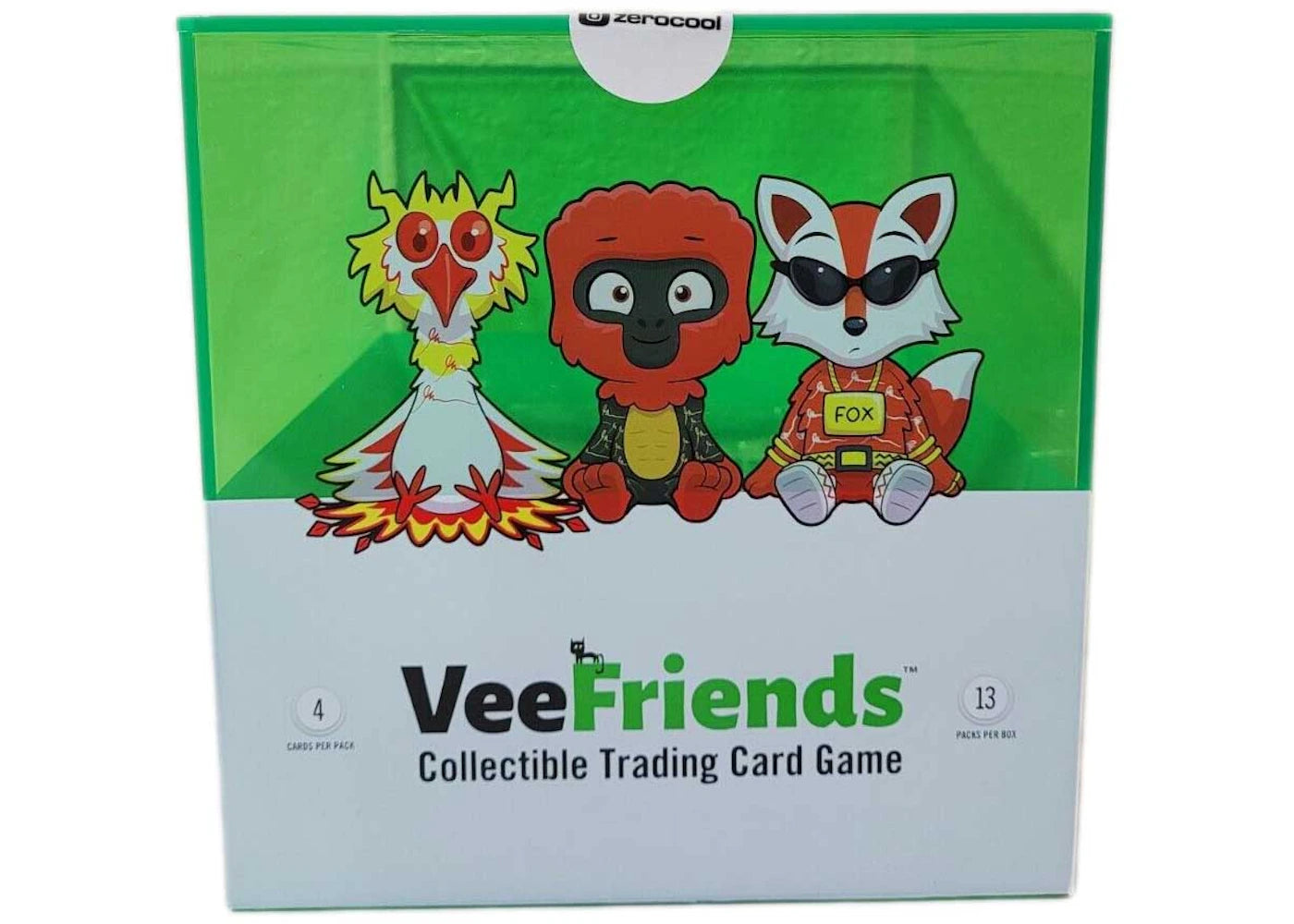 zerocool VeeFriends Series 2 Least Rare Signature Edition Collectible Trading Card Game Box (Green) -1