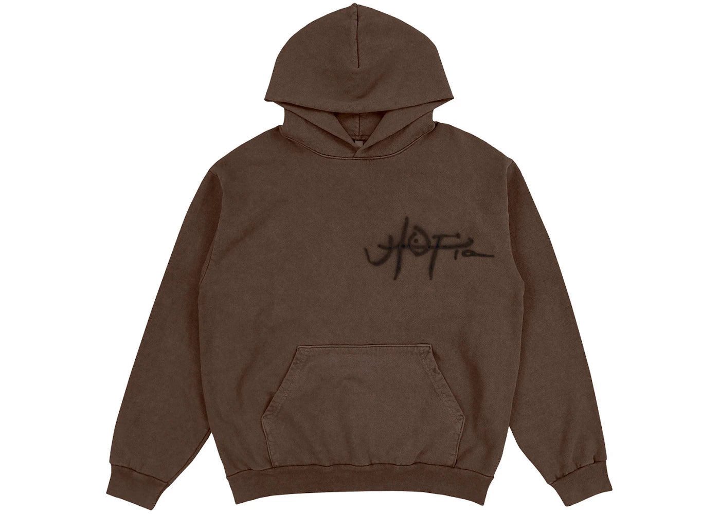 Travis Scott Utopia A2 Hooded Sweatshirt Brown -1