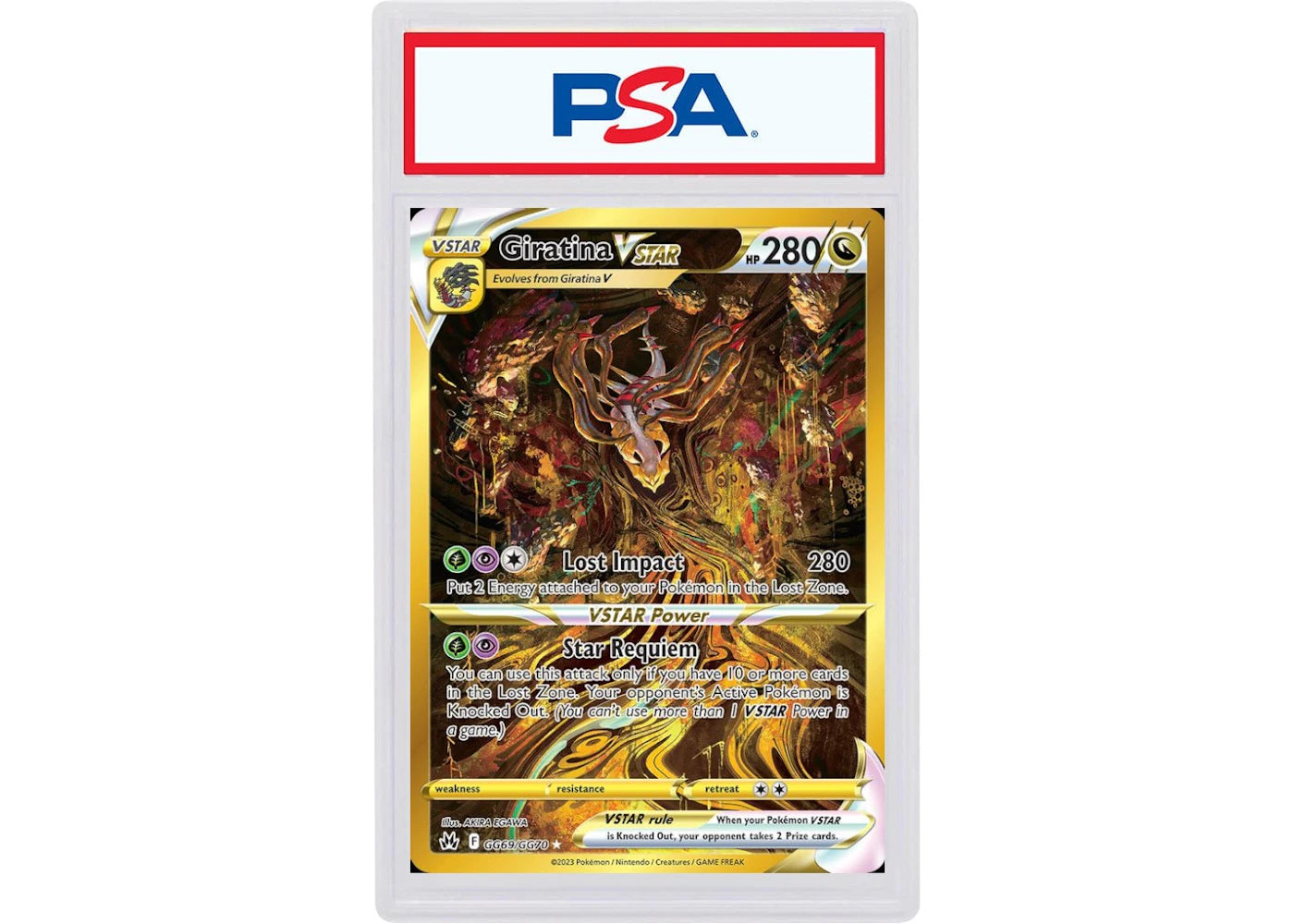 2023 Pokémon Sword And Shield Crown Zenith GG69 Full Art/Giratina Vstar Secret (PSA or BGS Graded) -1