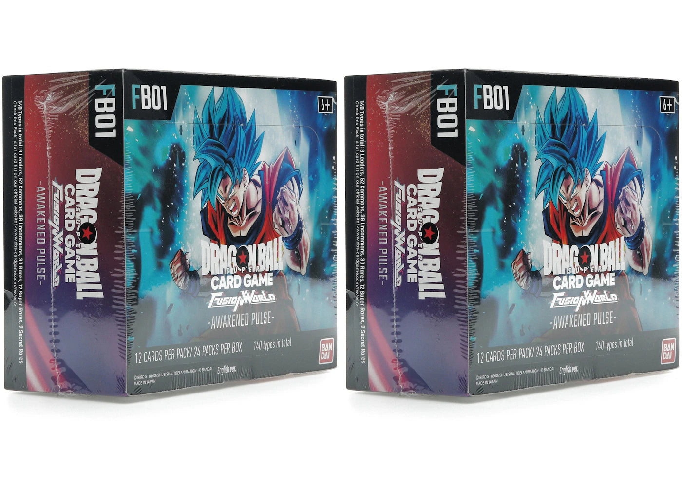 Dragon Ball Z Fusion World Awakened Pulse FB01 Booster Box (English) 2x Lot -1