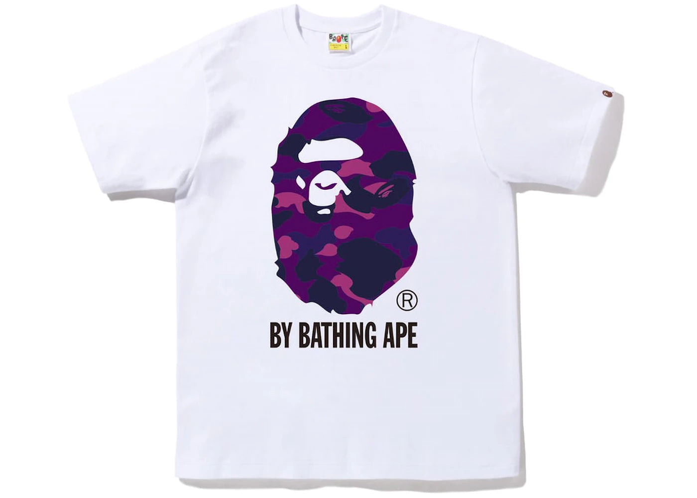 BAPE Color Camo By Bathing Ape Tee (FW22) White Purple -1